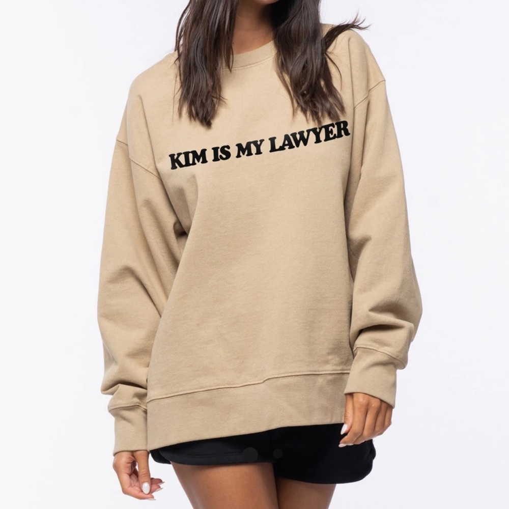 Talentless Kim Is My Lawyer Crewneck NWOT